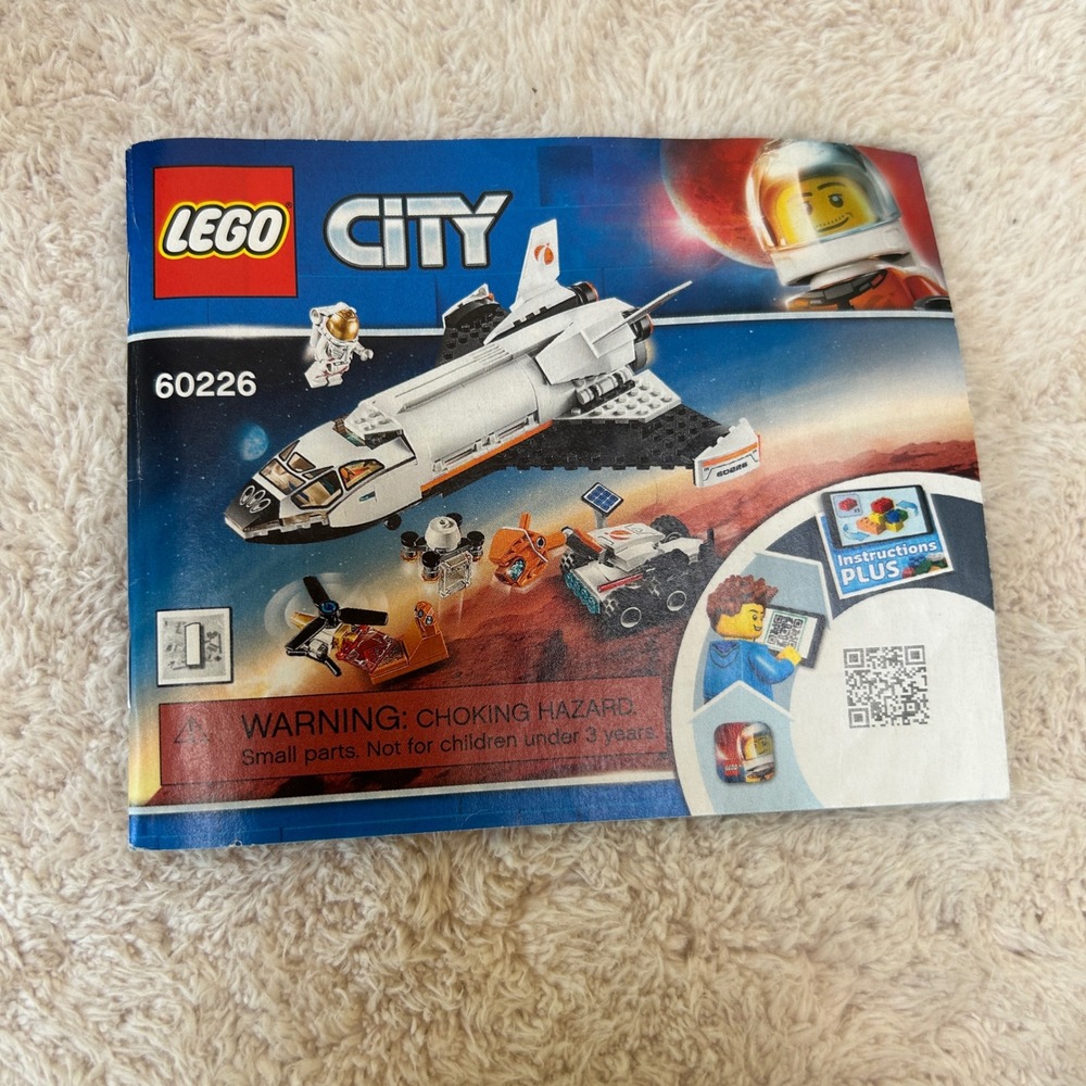 LEGO City Mars Research Shuttle 60226 NASA Inspired Space Set with Box & Manuals - Picture 5 of 8